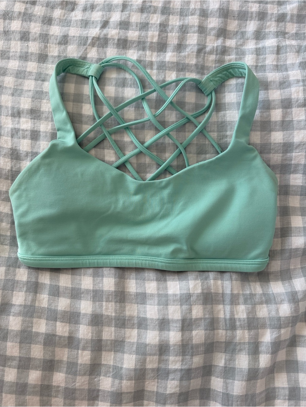 Lululemon Free To Be Wild Bra | Mint Green Blue - Size 4